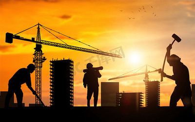 工地?cái)z影圖片-工地