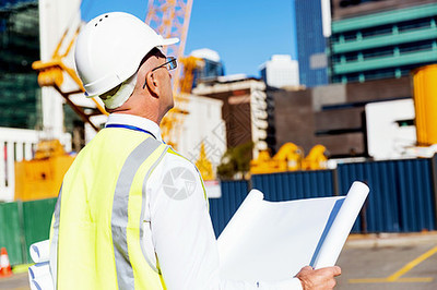 工程師施工場景分析藍(lán)圖